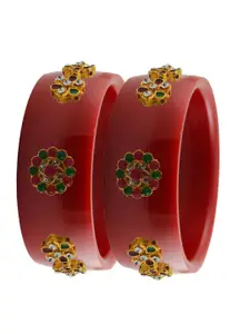 Vidhya Kangan Multi-Coloured Brass Bangles