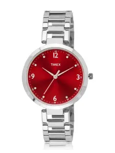 Timex Women Red Analogue Watch - TW000X203