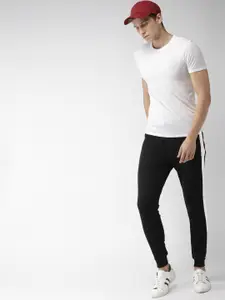 Harvard Black Solid Joggers