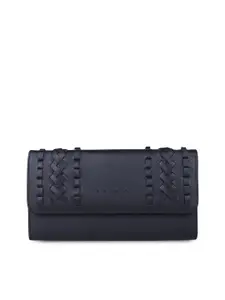 GIORDANO Women Black Solid Two Fold Wallet