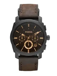 Fossil Men Brown Dial Chronograph Watch FS4656I