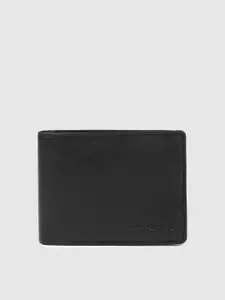 Peter England Men Black Two Fold Wallet