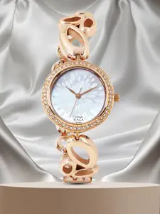 Titan Raga Garden of Eden Women Pearly White Dial Watch 2539WM01