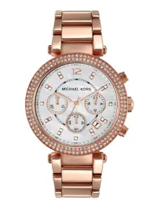 Michael Kors Women Rose Gold Analogue Watch
