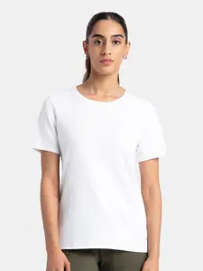 Jockey Solid Super Combed Cotton Stretch Regular Fit Tshirt-1515