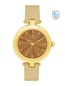 Titan Karishma Upgrades Women Brown Analogue watch NL2574YL01