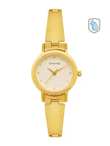 Sonata Women White Analogue Watch 8096YM04C
