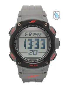 Sonata Men Grey Digital Watch 77073PP02