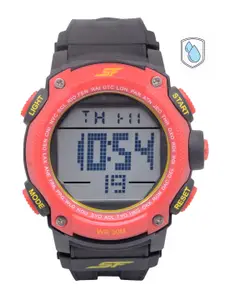 Sonata Men Pink Digital Watch 77073PP01