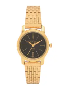 Sonata Women Black Analogue Watch NK87018YM03