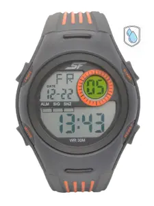 Sonata Men Grey Digital Watch 77072PP05