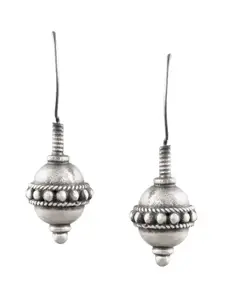 ahilya Sterling Silver Round Light Drop Earrings
