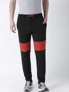 Club York Men's Charcoal & Red Solid Track Pant