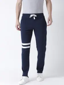 Club York Men's Navy Blue Solid Track Pant
