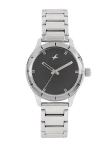 Fastrack Women Black Analogue Watch NK6078SM06