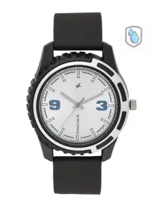 Fastrack Men Silver-Toned Analogue Watch NJ3114PP02C_OR