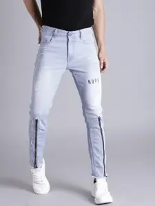 Kook N Keech Men Blue Skinny Fit Mid-Rise Mildly Distressed Stretchable Jeans
