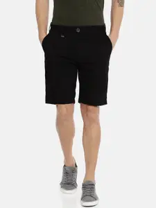 Being Human Clothing Men Black Solid Regular Fit Regular Shorts
