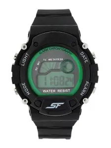 Sonata Men Black Digital Watch NK7982PP05