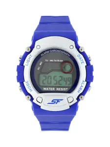 Sonata Men Blue Digital Watch
