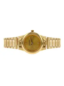 Sonata Women Gold-Toned Analogue Watch