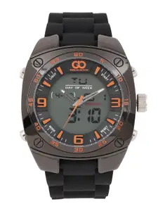 GIO COLLECTION Men Grey Analogue and Digital Watch