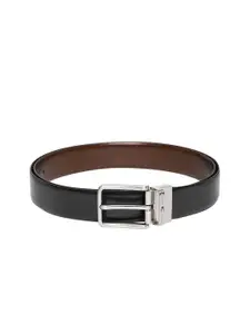 Tommy Hilfiger Men Black & Brown Solid Reversible Leather Belt