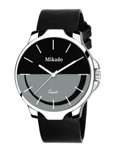 Mikado Men Black & Grey Analogue Watch 5010