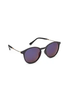 Get Glamr Women Oval Mirrored Sunglasses SG-LT-1200-60-BLUEGL
