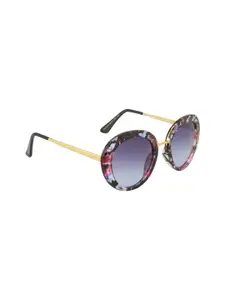 Ted Smith Women Oval Sunglasses TS110006 FLORL