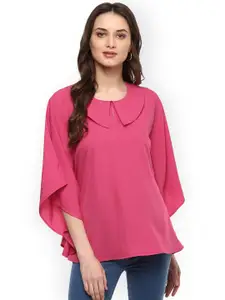 MABISH by Sonal Jain Women Pink Solid A-Line Top