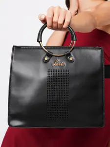 Lavie Chapada Women Black Small Satchel Handbag