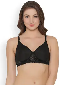Clovia Cotton Flair Non-Padded Non-Wired Full Coverage Spacer Cup T-shirt Bra