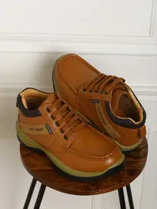 Red Chief Men Tan Brown Leather Casual Shoes