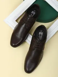 Red Chief Men Coffee Brown Leather Formal Derbys