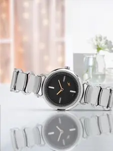 Fastrack Women Black Dial Watch 6117SM01