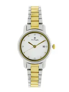 Titan Karishma Upgrades Women White Analogue watch NL2572BM01