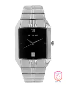Titan Men Silver-Toned Analogue Watch NH9264SM02A