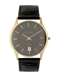 Titan Edge Men Brown Analogue watch NK1683WL01A