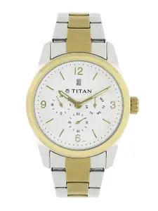 Titan Upgrades Men White Analogue watch NL9493BM01