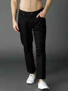 Roadster Men Black Slim Fit Mid-Rise Clean Look Stretchable Jeans