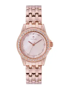 Titan Women Bracelet Style Straps Analogue Watch NK9798WM01