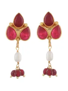 Silvermerc Designs 22-Karat Gold-Plated & Pink Classic Sterling Silver Drop Earrings