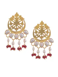 Silvermerc Designs 22-Karat Gold-Plated & Red Sterling Silver Classic Drop Earrings