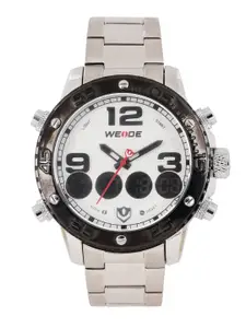 WEIDE Men White & Black Analogue and Digital Watch WH3405-2C