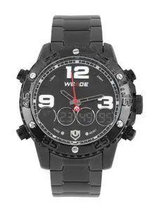 WEIDE Men Black Analogue and Digital Watch WH3405B-1C