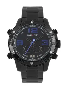 WEIDE Men Black Analogue and Digital Watch WH3405B-4C