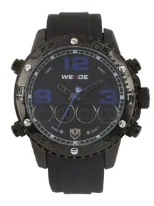 WEIDE Men Black Analogue and Digital Watch WH3405B-8C