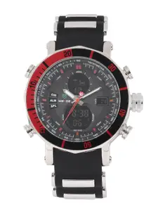 WEIDE Men Black & Red Analogue and Digital Watch WH5203-9C