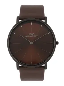 IBSO Men Brown Analogue Watch B2222GBR_OR